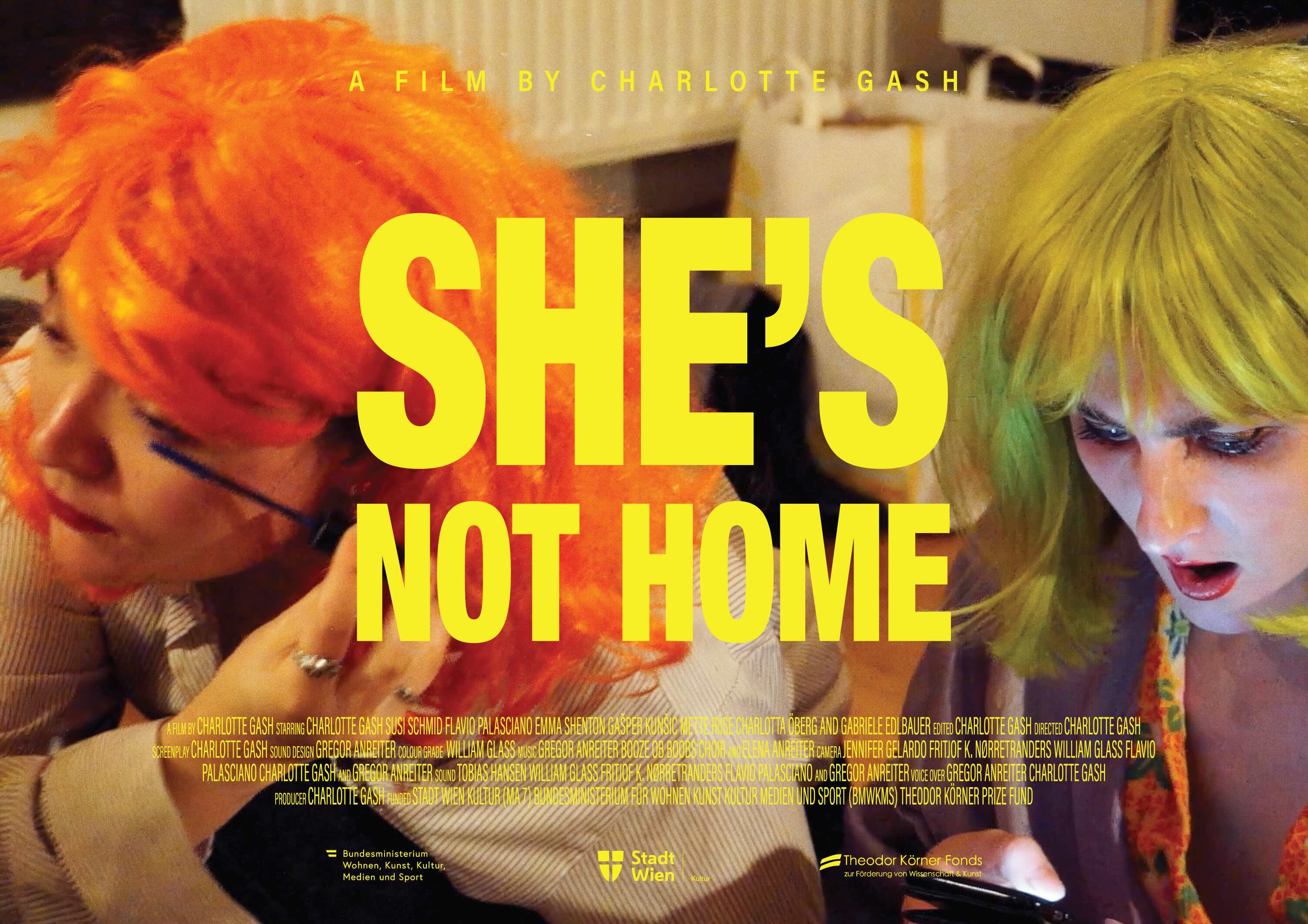Poster artwork for She's Not Home.